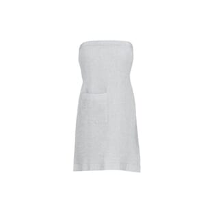 Sarong Kenno – 85 x 145 cm grå/hvit