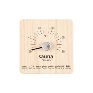 Badstutermometer med Flerspråklig Skala
