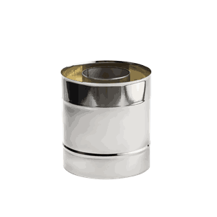 Double-wall straight pipe 0.25m /Kaheseinaline sirge toru 0.25m