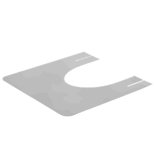 Cover plate of sloped ceiling penetration / Kaldlae läbiviigu katteplaat