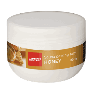 Peeling salt til badstu - Honning 200g