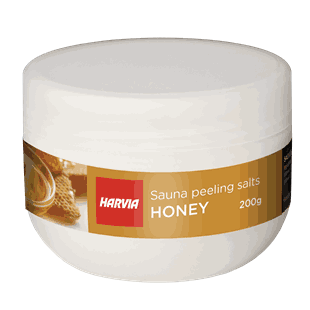Peeling salt til badstu - Honning 200g