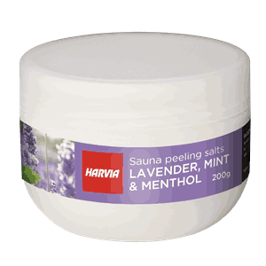 Peeling salt til badstu - lavendel mynte 200g