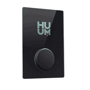 Huum UKU control panel Glass. Black