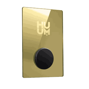 Huum UKU control panel Glass. Gold