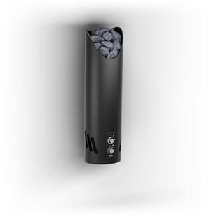 Eos Pipe D 3.5 kW (1 x 1.5 kW. 1 x 2 kW) Sort badstuovn