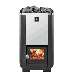 Karhu 22 Vedfyrt Badstuovn 12-22  m3 (kubikkmeter - romvolum)