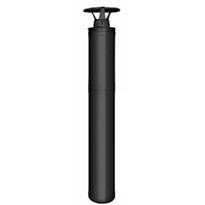 Pipesett svart 2500 mm til vedfyrte badstuovner - Harvia (2kolli)