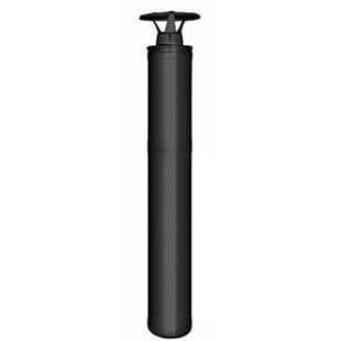 Pipesett svart 2500 mm til vedfyrte badstuovner - Harvia (2kolli)