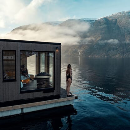 FjordSauna en perle i Aurland