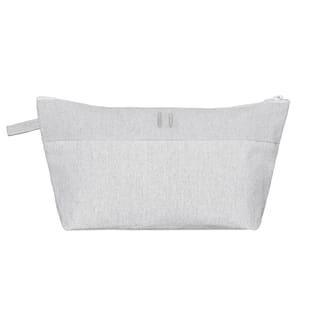 Kosmetikk bag grå/hvit 33x9x17 cm