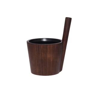 Badstubøtte Bamboo mørk