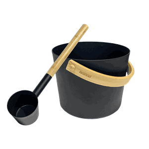 Badstubøttesett Svart Matt - Harvia